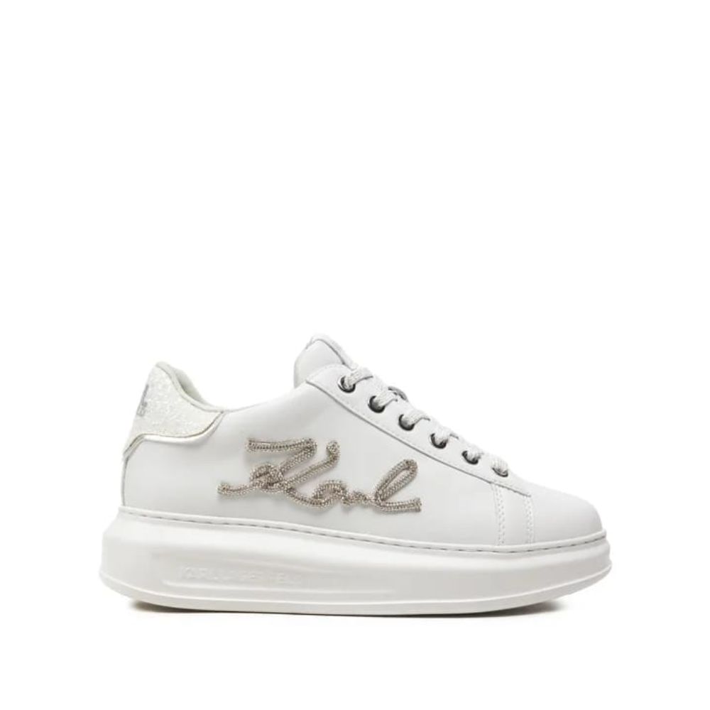 KARL LAGERFELD KAPRI SIGNIA WOMEN WHITE SNEAKERS 